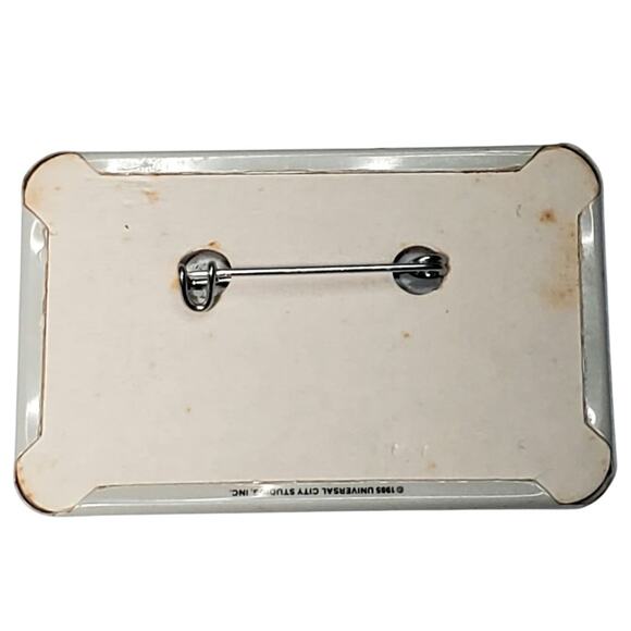 Vintage 1985 Back to the Future Movie Promo Badge Pin On July 19th I’m Going - Picture 2 of 5